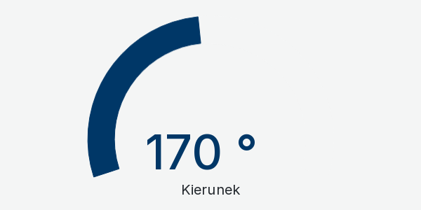 Wykres kierunek wiatru